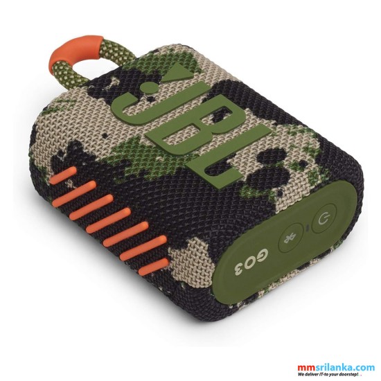 JBL GO 3 CAMOUFLAGE BLUETOOTH SPEAKER (6M)